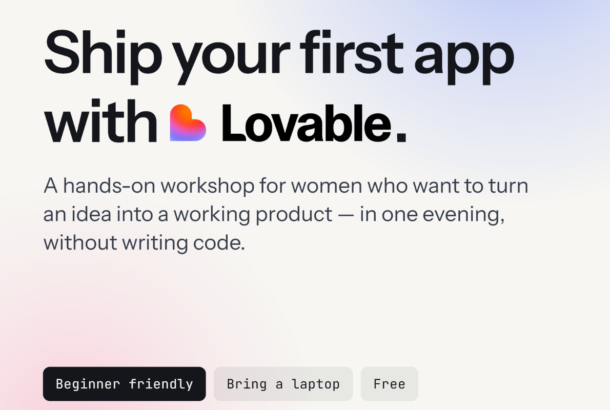 Lovable workshop for women
