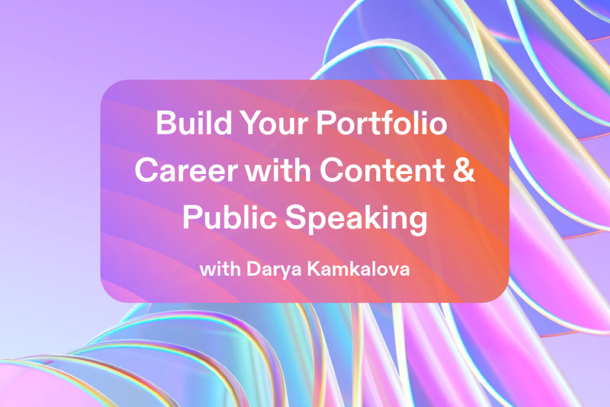 Build a portfolio career