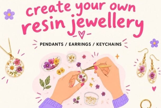 Resin jewelry workshop