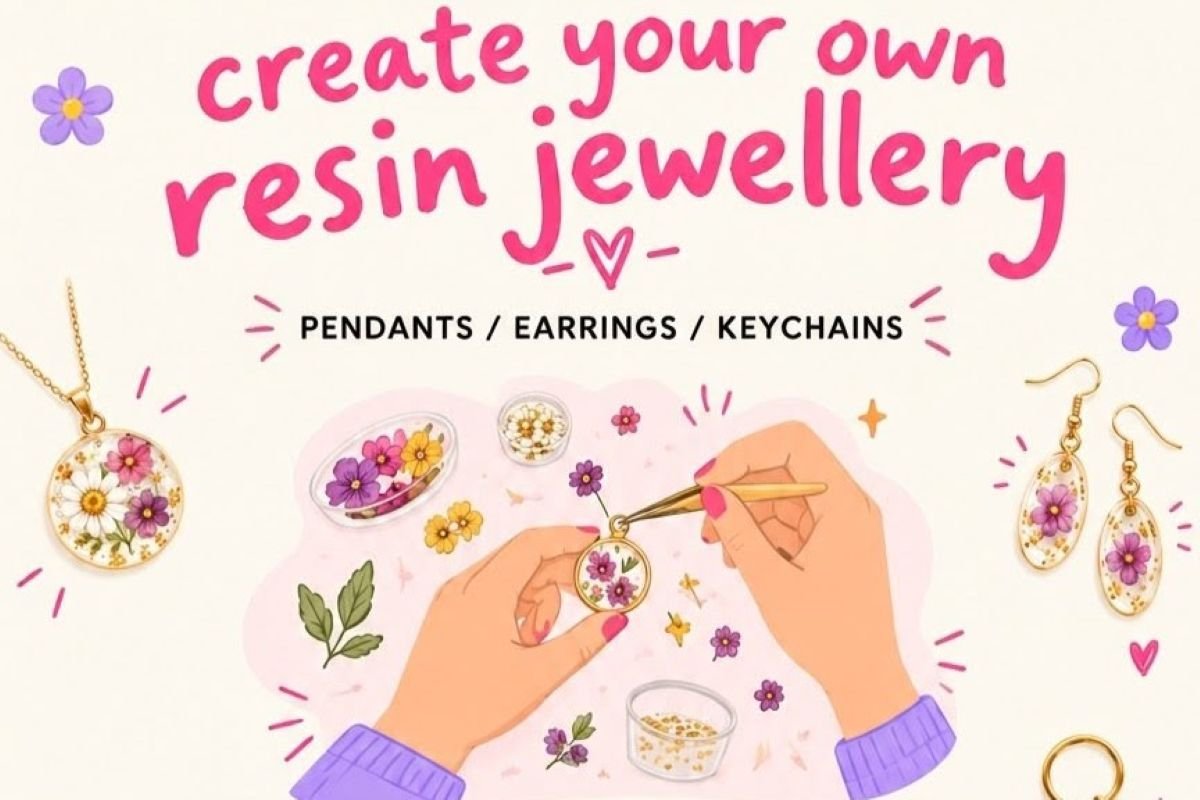 Resin jewelry workshop